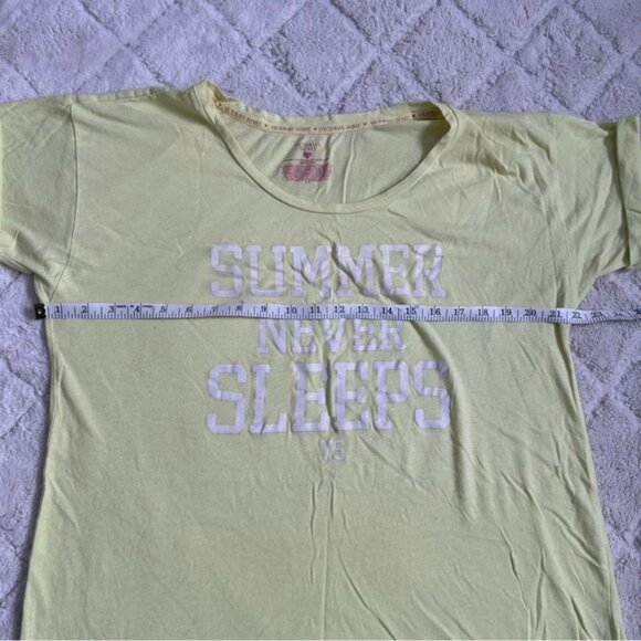Victoria's Secret | Yellow "Summer Never Sleeps" Nightgown | Size Large - Picture 7 of 8